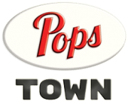 pops town logo